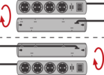 8-voudig zwart 2 m h05vv-f 3g1,5