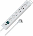 Stekkerdoos 6-voudig wit 3m h05vv-f 3g1,5