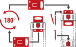 Stekkerdoos 8-voudig zwart 3m h05vv-f 3g1,5