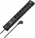 Overspannings- beveiliging 26000a 6-voudig zwart 1,8m h05vv-f 3g1,5