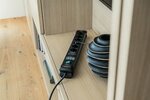 Overspannings- beveiliging 26000a 6-voudig zwart 1,8m h05vv-f 3g1,5