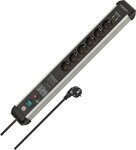 60.000a stekkerdoos met overspanningsbeveiliging en usb 6-voudig 3m h05vv-f 3g1,5
