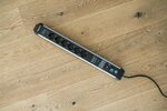 60.000a stekkerdoos met overspanningsbeveiliging en power delivery usb 6-voudig 3m h05vv-f 3g1,5