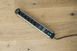 60.000a stekkerdoos met overspanningsbeveiliging 6-voudig 5m h05vv-f 3g1,5