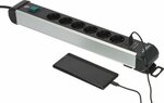 Contactdoosstrip 6-voudig met usb c pd 30w en usb a 18w 3m h05vv-f3g1.5