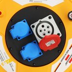 Professional Brobusta CEE 1 IP44 kabelhaspel voor industrie bouw 30m H07RN-F 5G2,5
