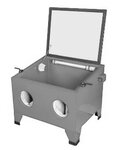 Straalcabine tafelmodel 80 L