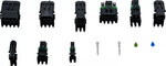 Assortiment steekverbinders waterdicht 232-dlg