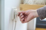 Kwaliteits kunststof verlengsnoer met platte stekker 2m H05VV-F3G1,5 wit