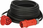verlengkabel IP44 met faseomvormer 10m zwart H07RN-F 5G4,0 CEE 400V 32A