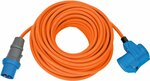 CEE verlengsnoer IP44 voor Camping Maritime 25m oranje H07RN-F 3G2,5 CEE-stekker, haakse koppeling 230V 16A