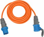CEE-verlengkabel IP44 voor Camping Maritime 10m H07RN-F 3G2,5 oranje CEE 230V 16A stekker en koppeling