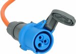 CEE-verlengkabel IP44 25m H07RN-F 3G2,5 oranje CEE 230V 16A stekker en koppeling