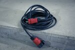 verlengsnoer VN 1100 IP44, 10m zwart H07RN-F 3G1,5