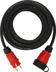 verlengsnoer VN 1200 IP44, 10m zwart H07RN-F 3G2,5