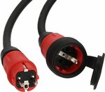 verlengsnoer VN 1200 IP44, 10m zwart H07RN-F 3G2,5