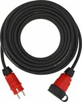 verlengsnoer VN 2100 IP44, 25m zwart H07RN-F 3G1,5