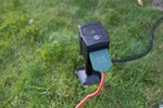 WIFI garden socket with earth spike and mounting plate IP44 2-voudig 10m