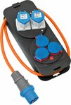 Camping stroomstation 2xCEE230V 16A, 3x230V 1,5m H07RN-F3G2.5 met CEE-stekker