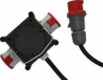 Compacte rubberen stroomverdeler BSV 3 2 32 IP44, 2m H07RN-F 5G6,0, 2x CEE 400V 32A