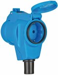 CEE-haakse koppeling 230V 16A IP44 - 1x 230V 16A, 1x 230V CEE 16A 3-polig