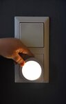 LED nachtlampje NL 01 QD wit met schemersensor