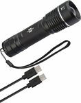 oplaadbare focus-LED zaklamp TL 1201 AF, 1200lm, IP67