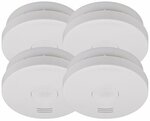 Rookmelder SET, 4x RM L 3100 met geïntegreerde batterij