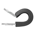 Kabelklem 8 mm met rubber bescherming x10 stuks