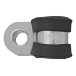 Kabelklem 8 mm met rubber bescherming x10 stuks