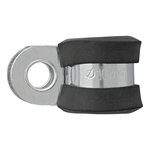 Kabelklem 10 mm met rubber bescherming x10 stuks