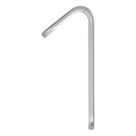 Haak schroefbaar metaal 52 x 13 x 2 mm