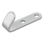 Haak schroefbaar metaal 52 x 13 x 2 mm