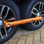 Wielklem Gemini voor dubbelas