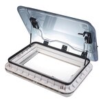 Dakluik 700 x 500 mm zonder permanente ventilatie transparant led
