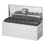 Gereedschapskist aluminium voor zijkant aanhangwagen 600 x 250 x 250 mm