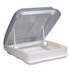 Dakluik 400 x 400 mm zonder permanente ventilatie transparant led