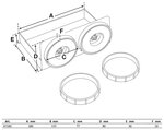 Magnetische aflegschaal