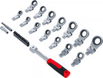 Set insteek-ratelringsleutels en bitset 6 - 20 mm 27-dlg