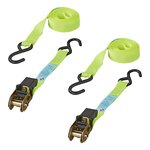 Spanband met ratel + 2 haken 5 meter - set van 2 stuks