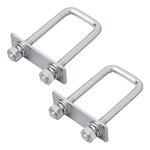 U-beugel 40mm hoekig - set van 2 stuks