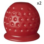 Trekhaakdop Golfbal rood x2 stuks