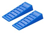 Oprijblok 75mm blauw - set van 2 stuks