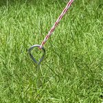 Tentharing 19cm aluminium met oog x10 stuks