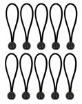 Tentspanner elastisch 15cm met plastic bal - set van 10 stuks