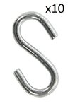 S-haak  dia 3mm 2,9x1,3cm x10 stuks