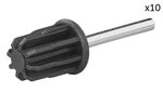 Bovendop 25mm met pin x10 stuks