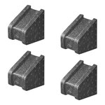 Afstandhouders voor caravan- en camperdakhoes - set van 4 stuks
