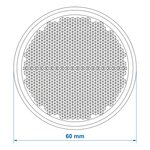 Reflector rood 60mm zelfklevend x5 stuks