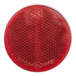 Reflector rood 60mm zelfklevend x5 stuks